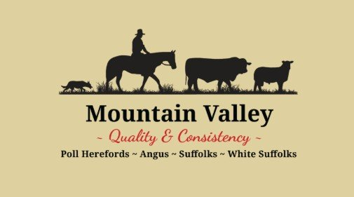 Mountain Valley Stud Poll Herefords Logo