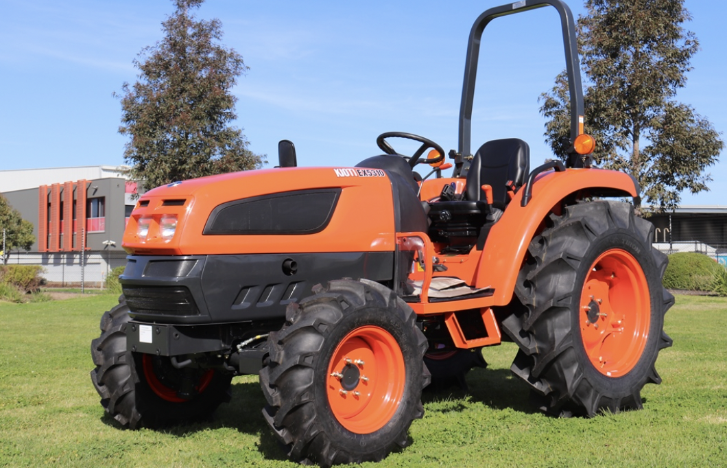 Compact tractors for sale such as Kioti's EX Series are suited to small to medium acreages