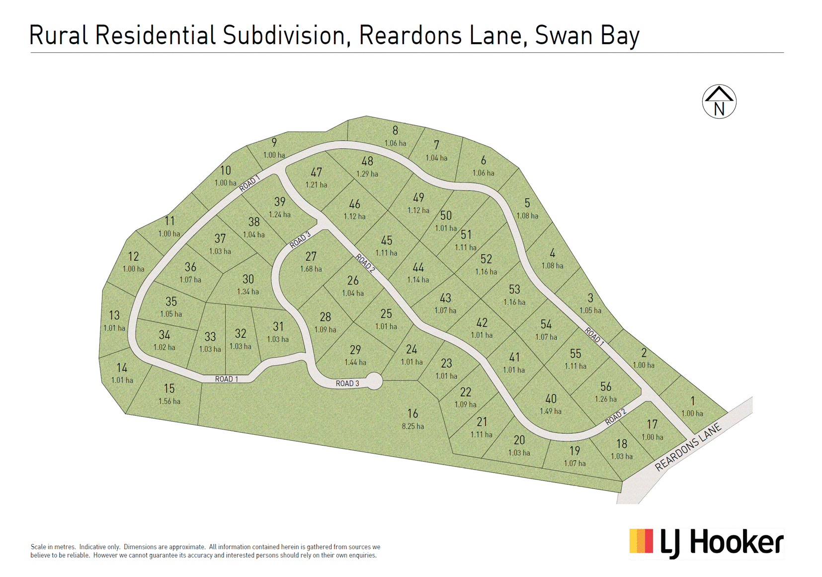 Lot 51,  Reardons Lane, Swan Bay Sold by Farmbuy.com - floorplan 1