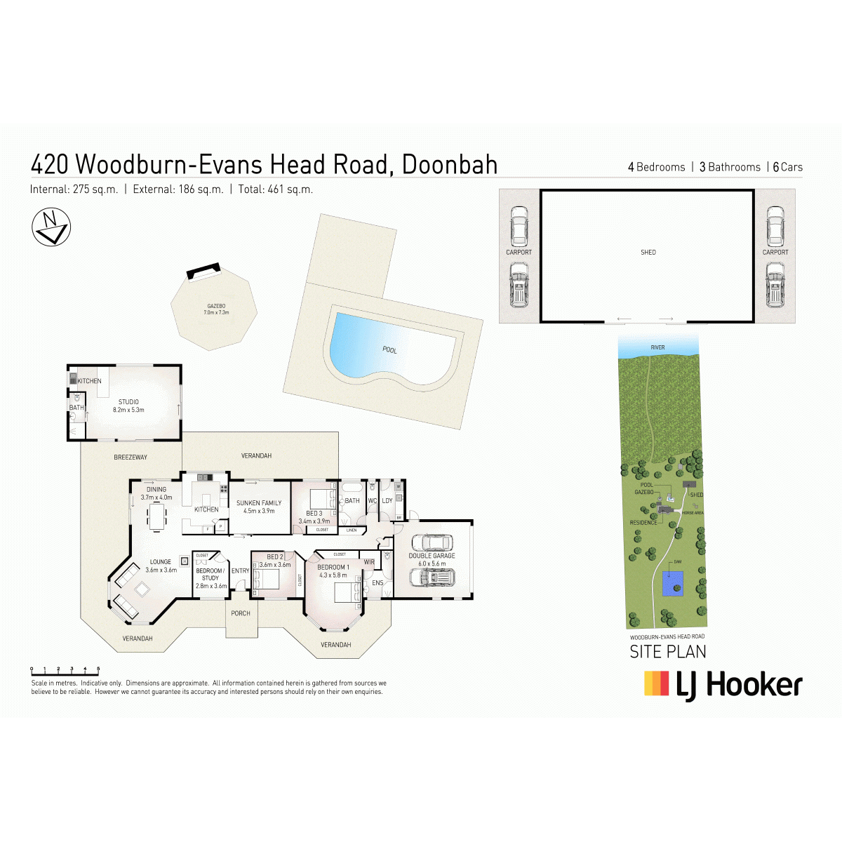 420 Woodburn Evans Head Road, Doonbah Sold by Farmbuy.com - floorplan 1