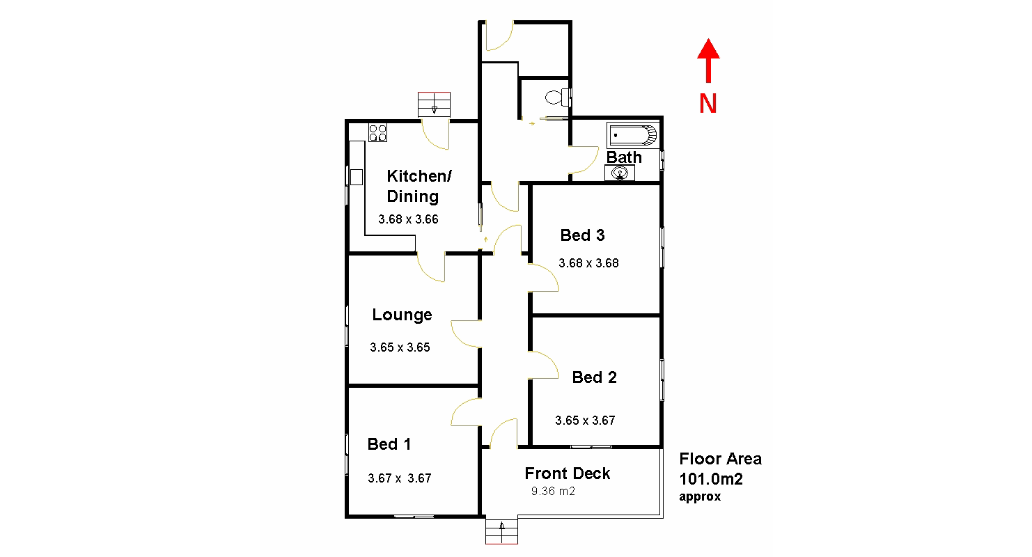708 Marom Creek Road, Marom Creek Sold by Farmbuy.com - floorplan 1