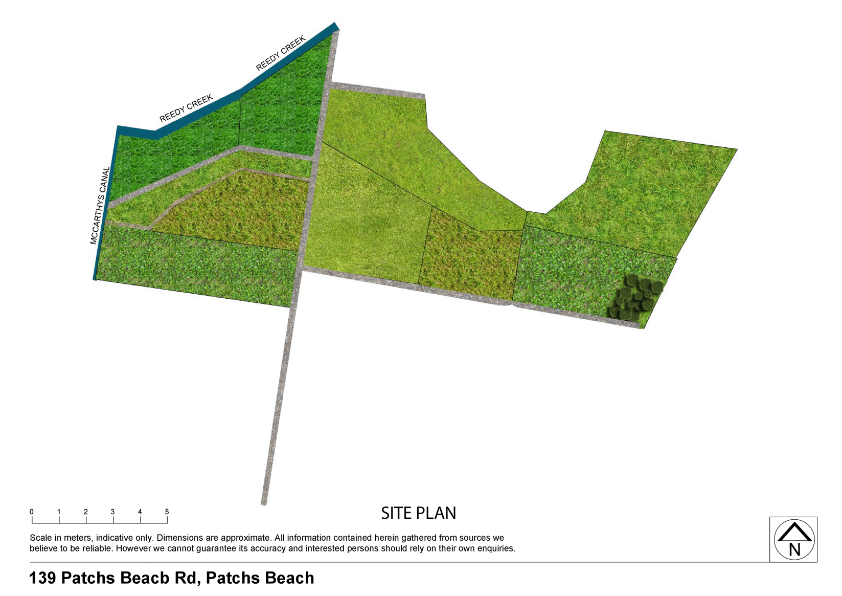 139 Patchs Beach Road, Patchs Beach Sold by Farmbuy.com - floorplan 1