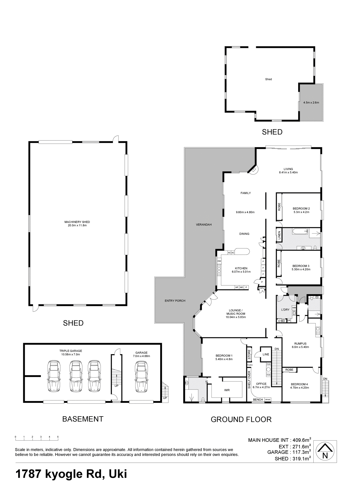 1787 Kyogle Road, Uki Sold by Farmbuy.com - floorplan 1