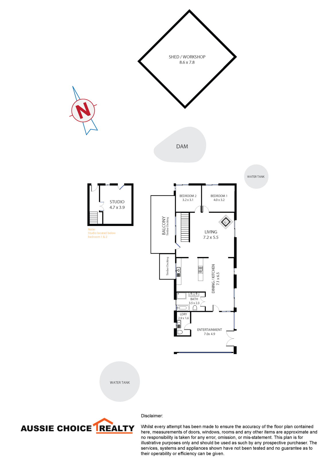 21 Barina Drive, Colo Heights Sold by Farmbuy.com - floorplan 1
