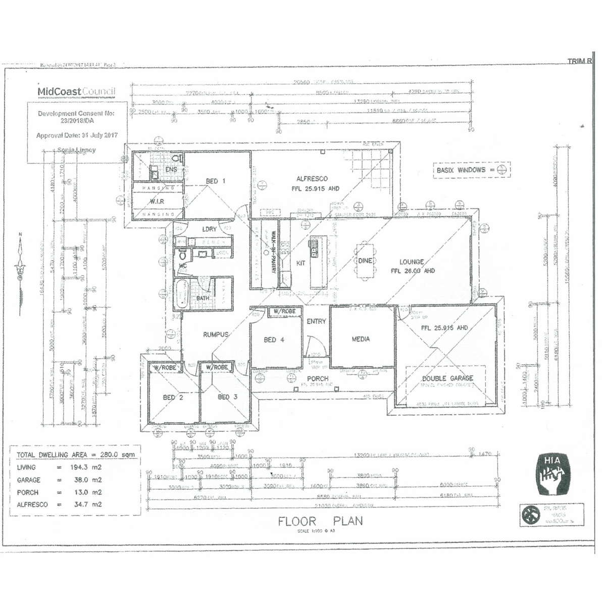 12A Pacific View Drive, Hallidays Point Sold by Farmbuy.com - floorplan 1