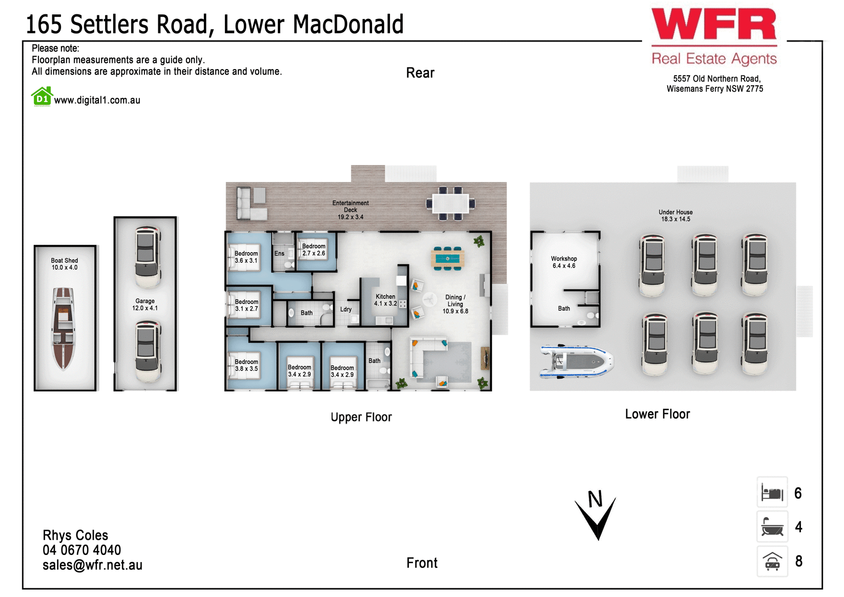 165 Settlers Rd, Lower Macdonald Sold by Farmbuy.com - floorplan 1