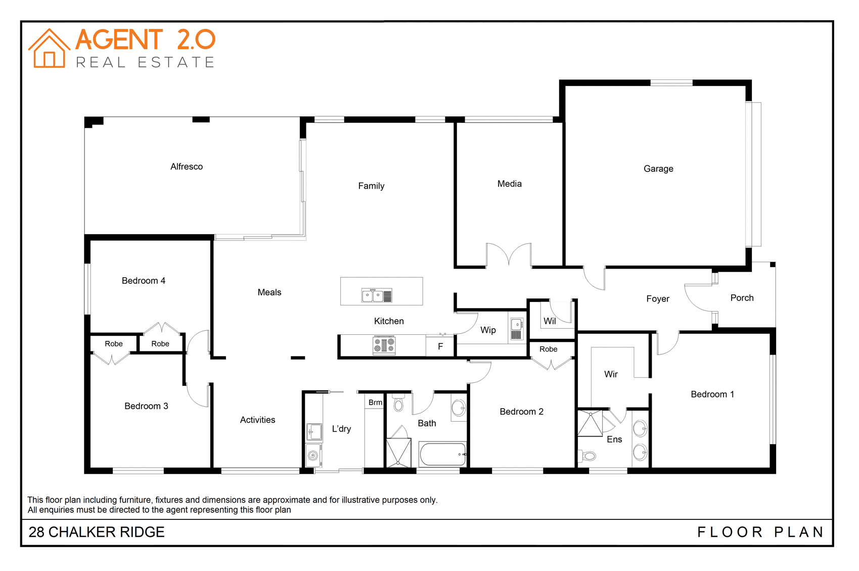 28 Chalker Ridge, Goulburn Sold by Farmbuy.com - floorplan 1