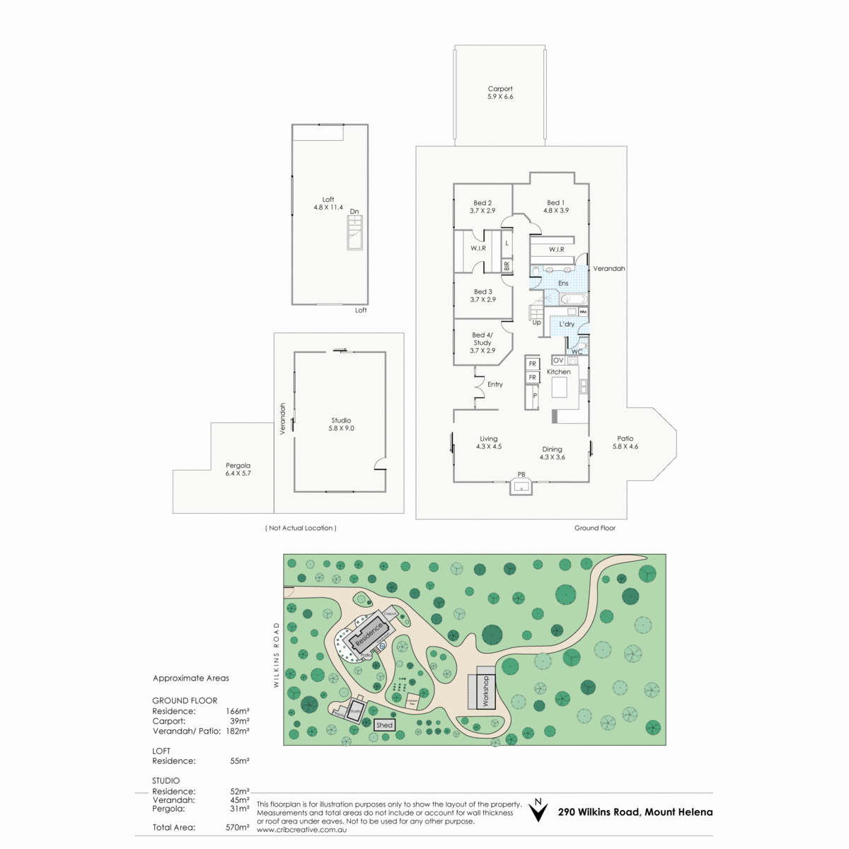 290 Wilkins Road, Mount Helena Sold by Farmbuy.com - floorplan 1