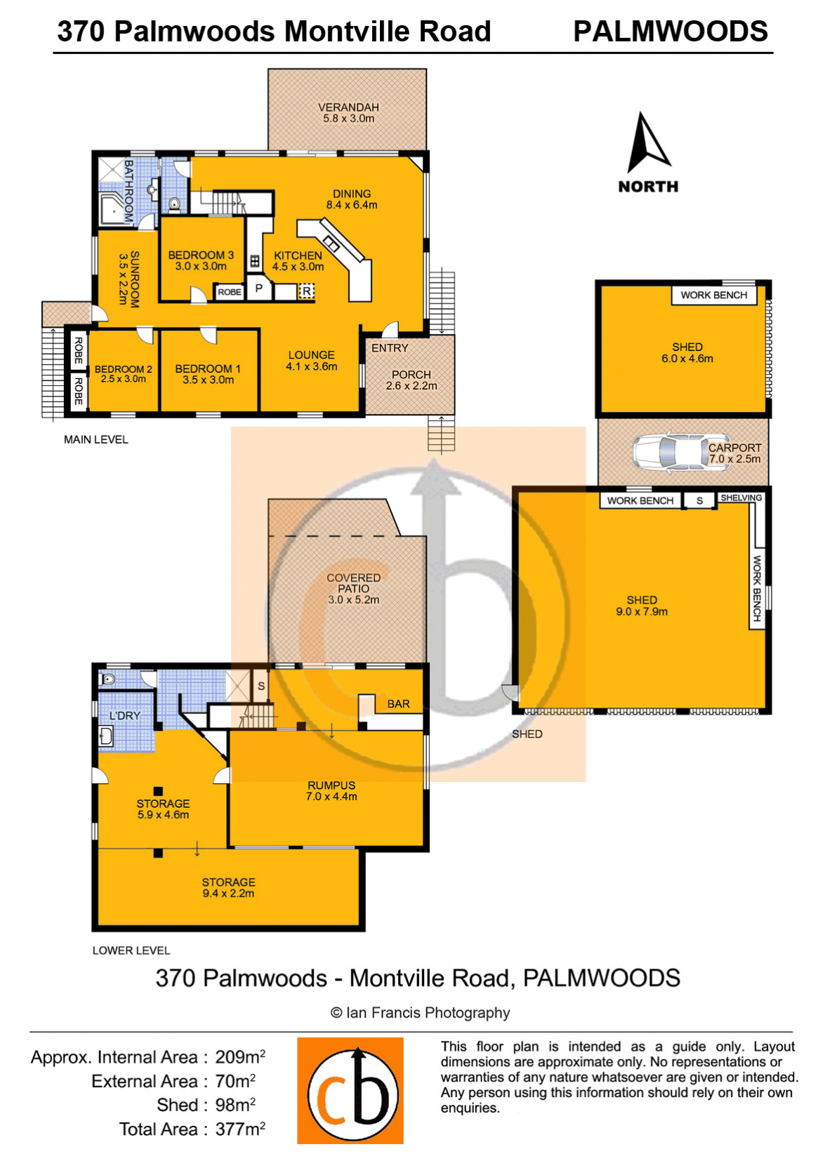 370 Palmwoods-montville Rd, Palmwoods Sold by Farmbuy.com - floorplan 1