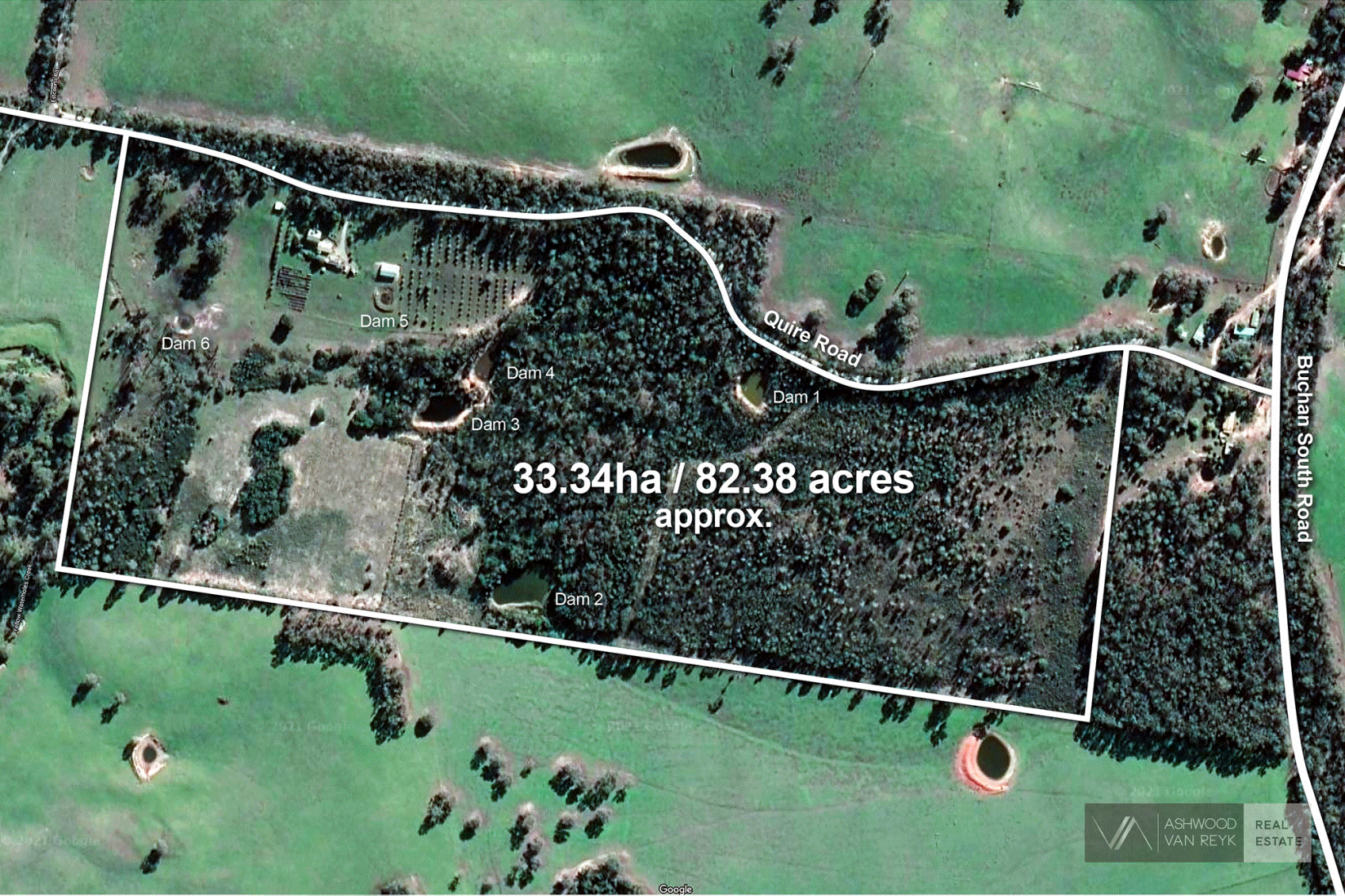 93 Quire Rd, Buchan South Sold by Farmbuy.com - floorplan 2