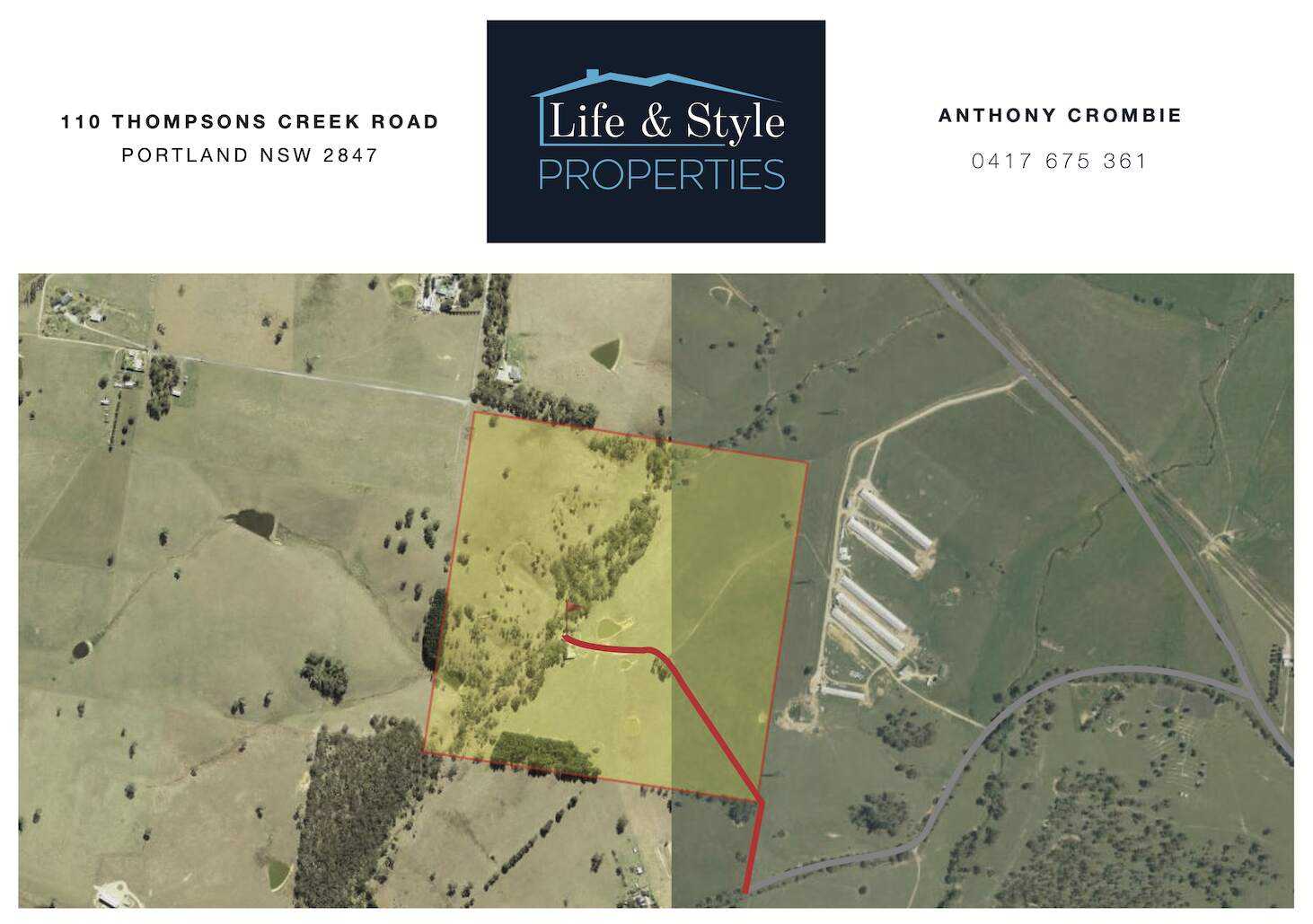 110 Thompson Creek Road, Portland Sold by Farmbuy.com - floorplan 1