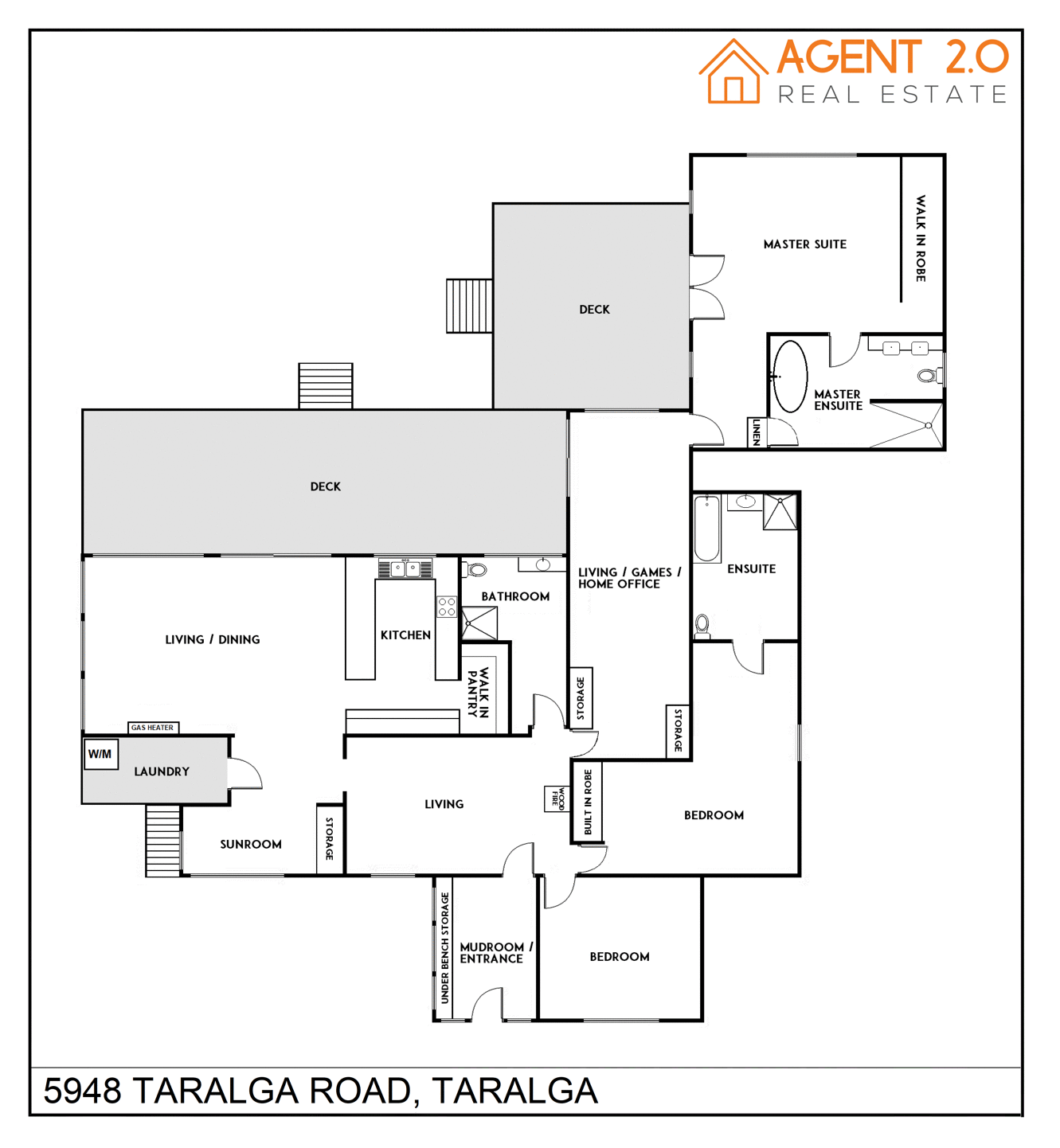 5948 Taralga Road, Taralga Sold by Farmbuy.com - floorplan 2