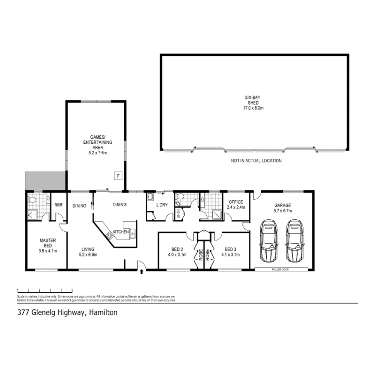 377 Glenelg Highway, Hamilton Sold by Farmbuy.com - floorplan 2