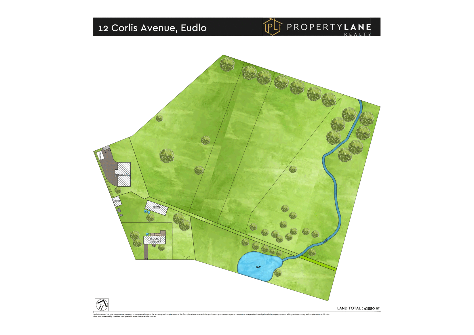 12 Corlis Ave, Eudlo Sold by Farmbuy.com - floorplan 2
