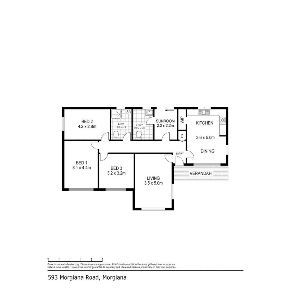 593 Morgiana Road, Morgiana Sold by Farmbuy.com - floorplan 1