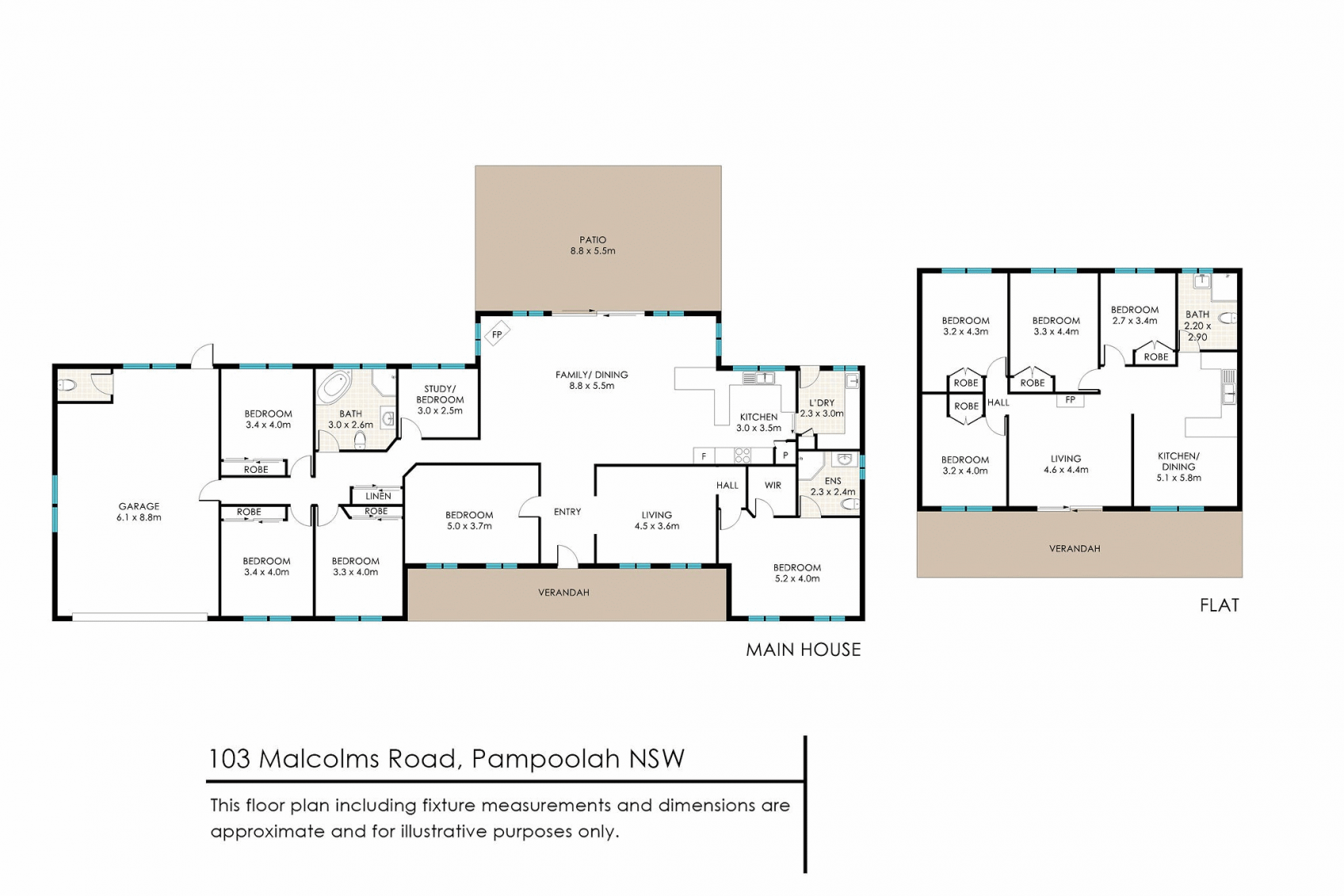 103 Malcolms Road, Pampoolah Sold by Farmbuy.com - floorplan 1