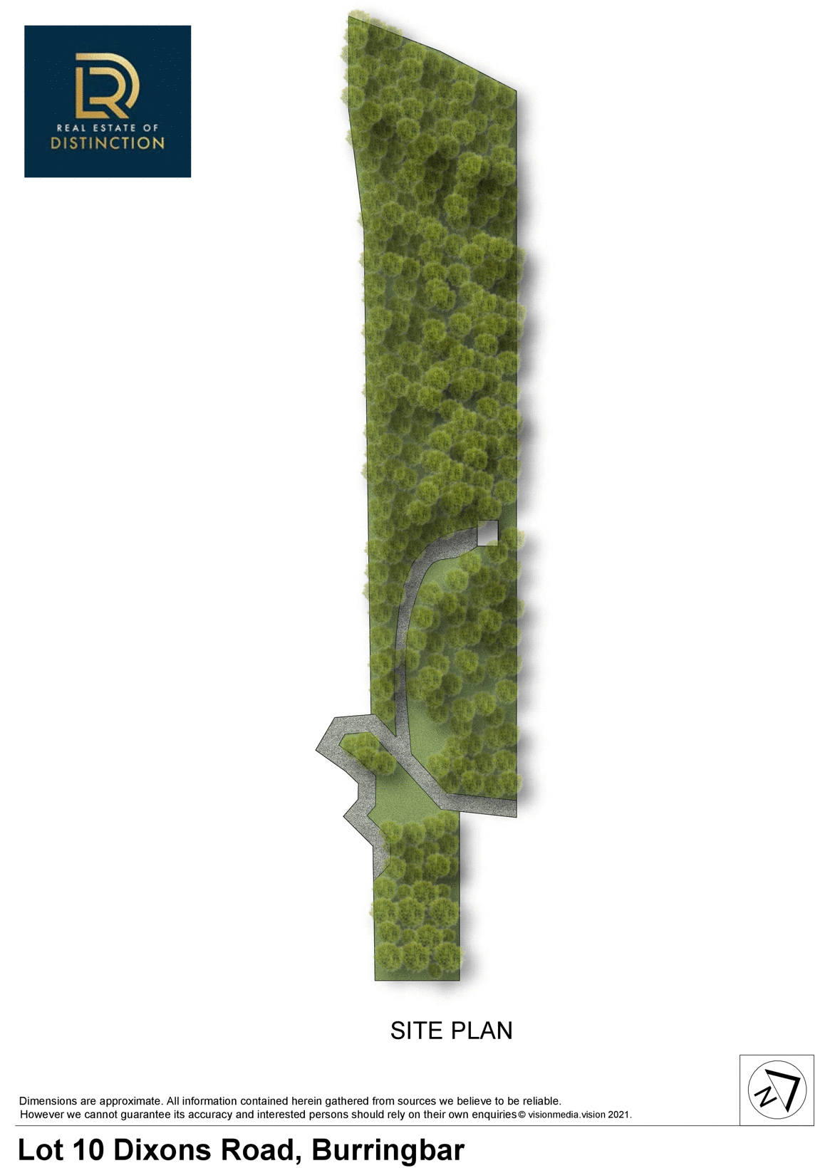 Lot 10 Dixons Rd, Burringbar Sold by Farmbuy.com - floorplan 2