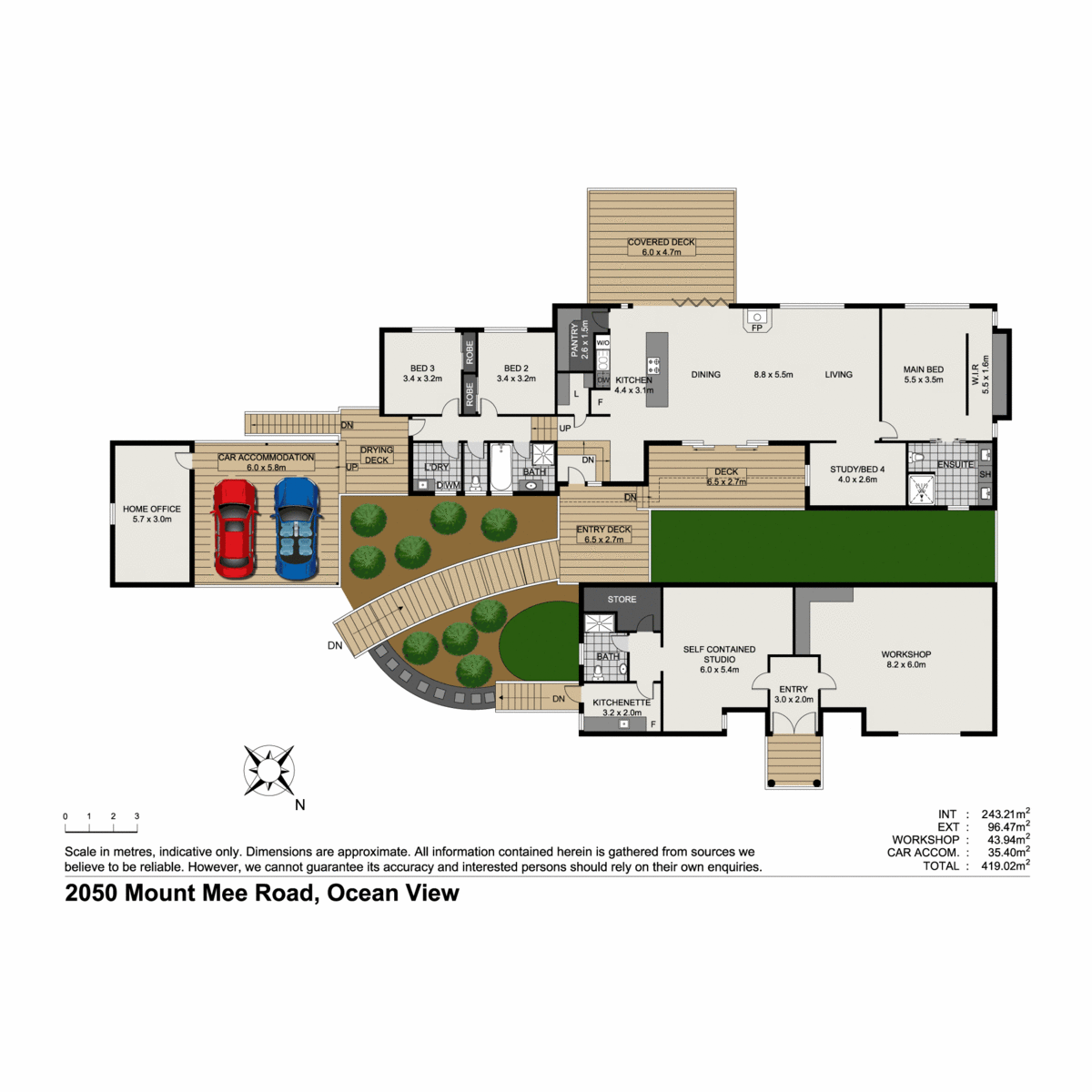 2050 Mount Mee Road, Ocean View Sold by Farmbuy.com - floorplan 1