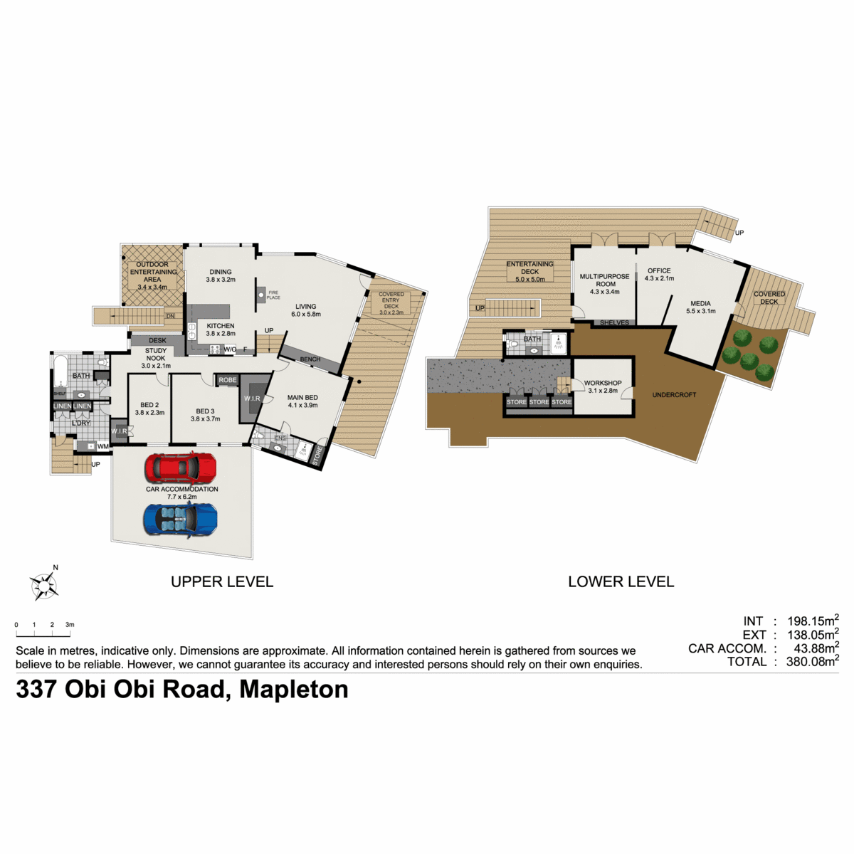 337 Obi Obi Road, Mapleton Sold by Farmbuy.com - floorplan 1