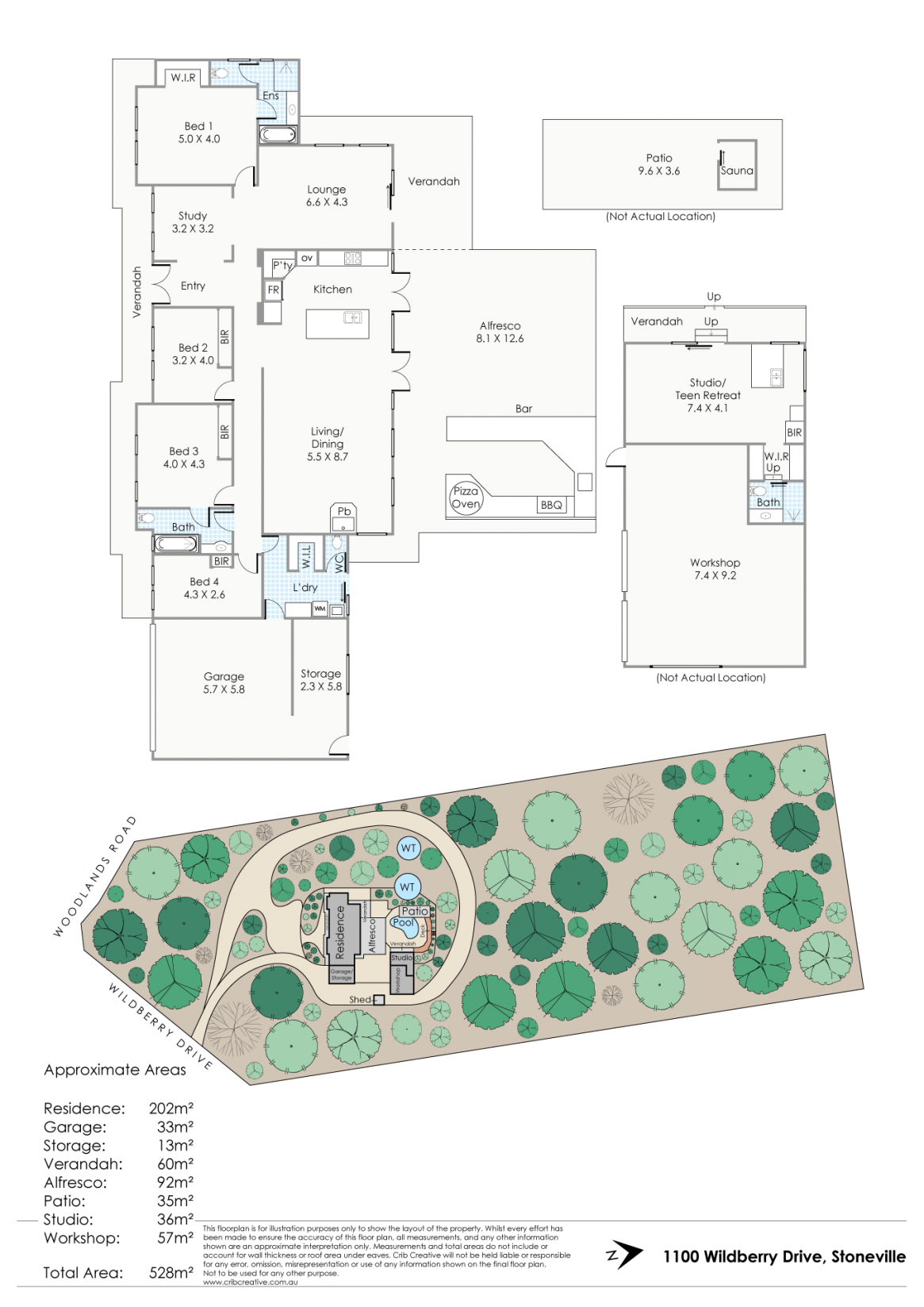 1100 Wildberry Drive, Stoneville Sold by Farmbuy.com - floorplan 1