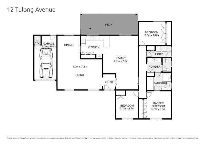 12 Tulong Avenue, Cooma Sold by Farmbuy.com - floorplan 1