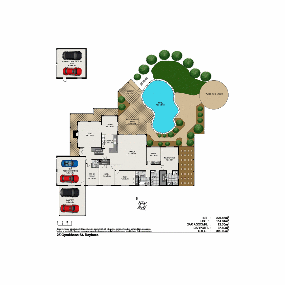 25 Gymkhana Place, Dayboro Sold by Farmbuy.com - floorplan 1