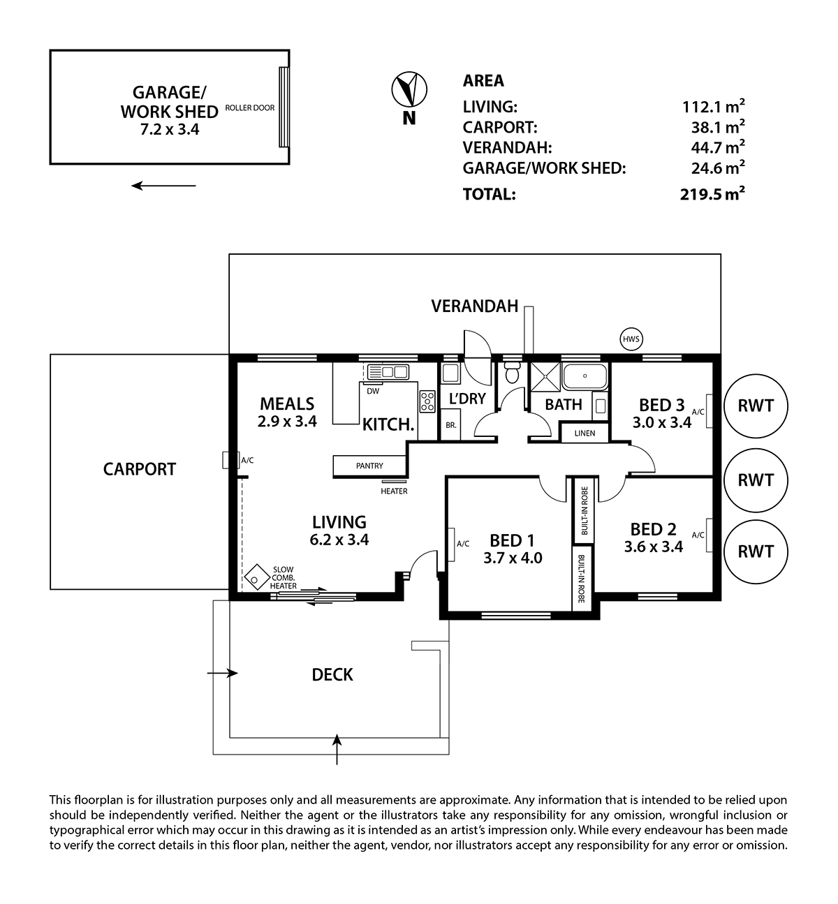 209 Macclesfield Rd, Meadows Sold by Farmbuy.com - floorplan 1
