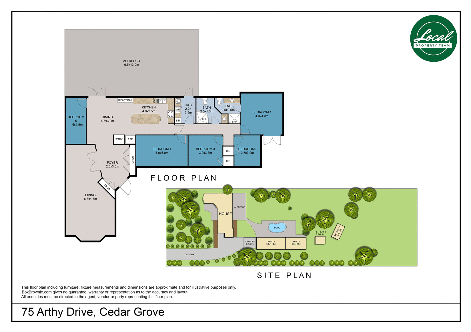 75-77 Arthy Dr, Cedar Grove Sold by Farmbuy.com - floorplan 1