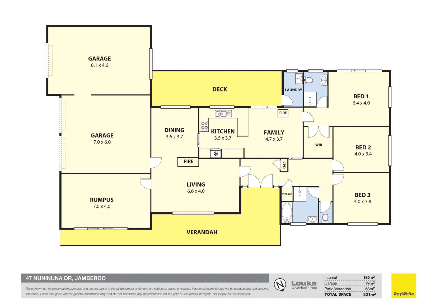 47 Nuninuna Drive, Jamberoo Sold by Farmbuy.com - floorplan 1