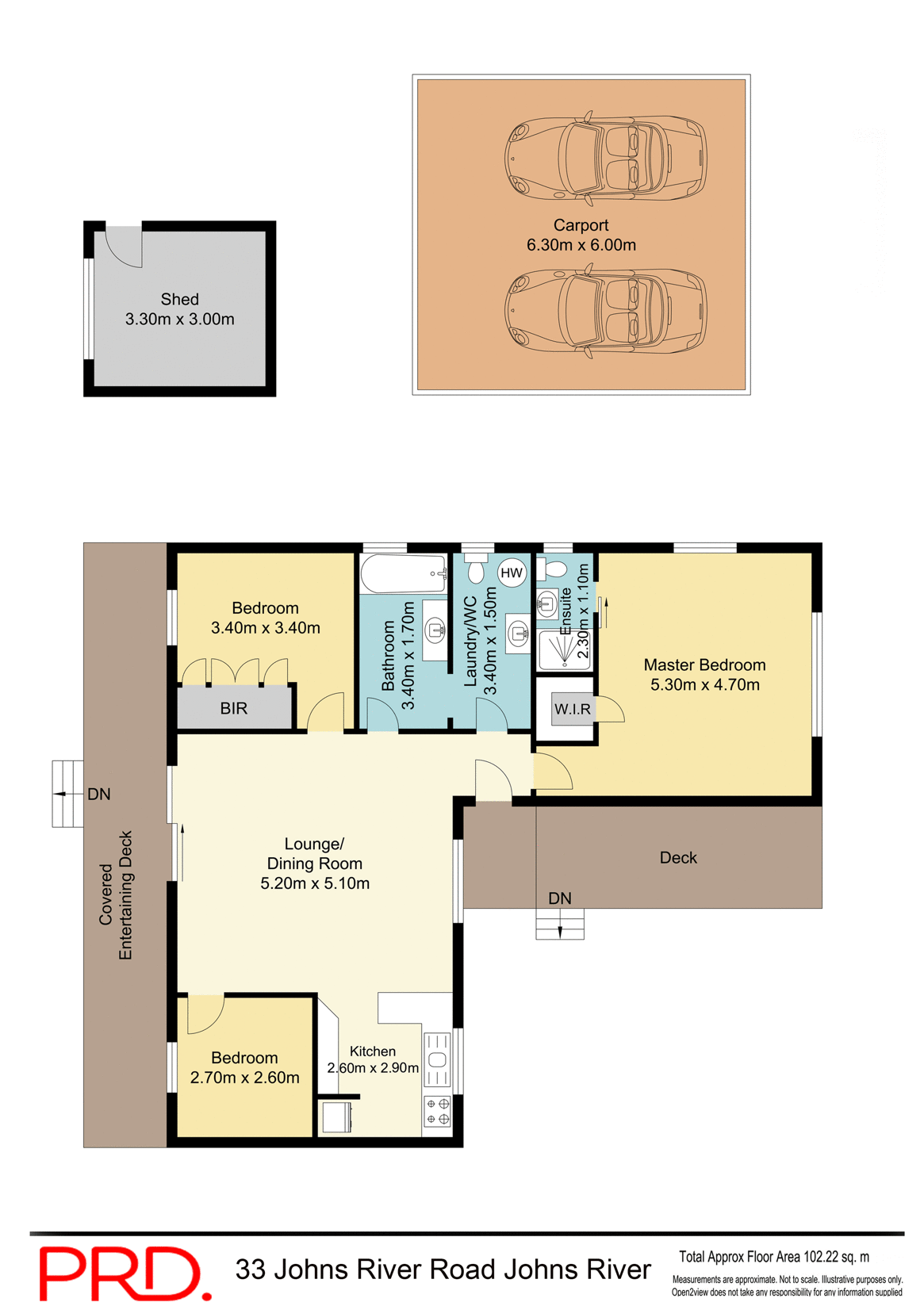 33 Johns River Road, Johns River Sold by Farmbuy.com - floorplan 1