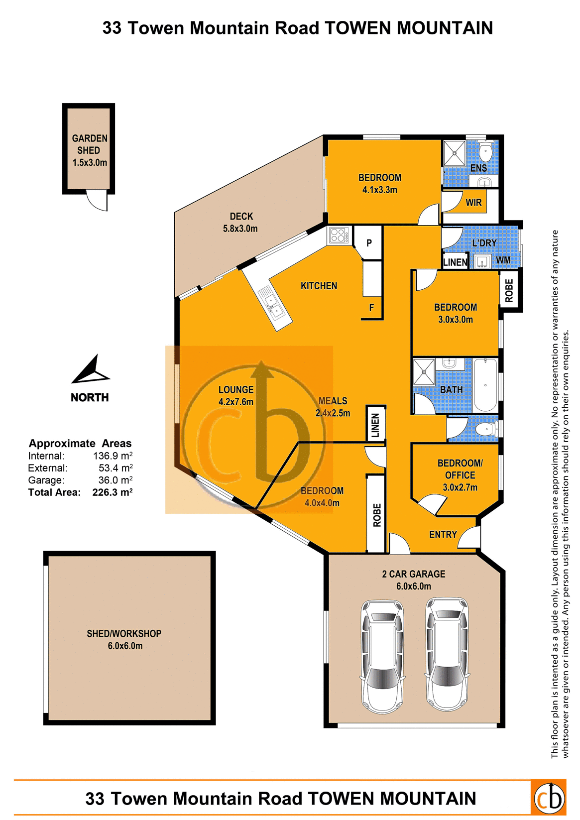 33 Towen Mount Rd, Towen Mountain Sold by Farmbuy.com - floorplan 1