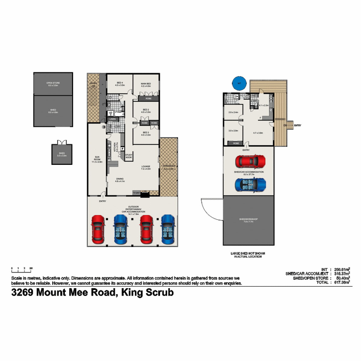 3269 Mount Mee Road, King Scrub Sold by Farmbuy.com - floorplan 1