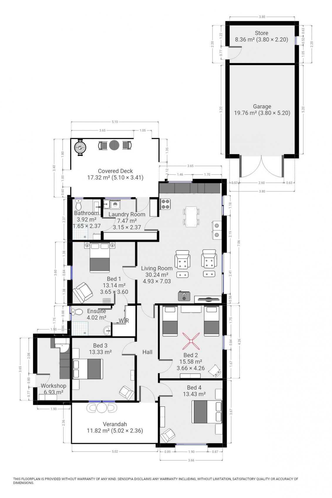 49 Bombala Street, Nimmitabel Sold by Farmbuy.com - floorplan 1