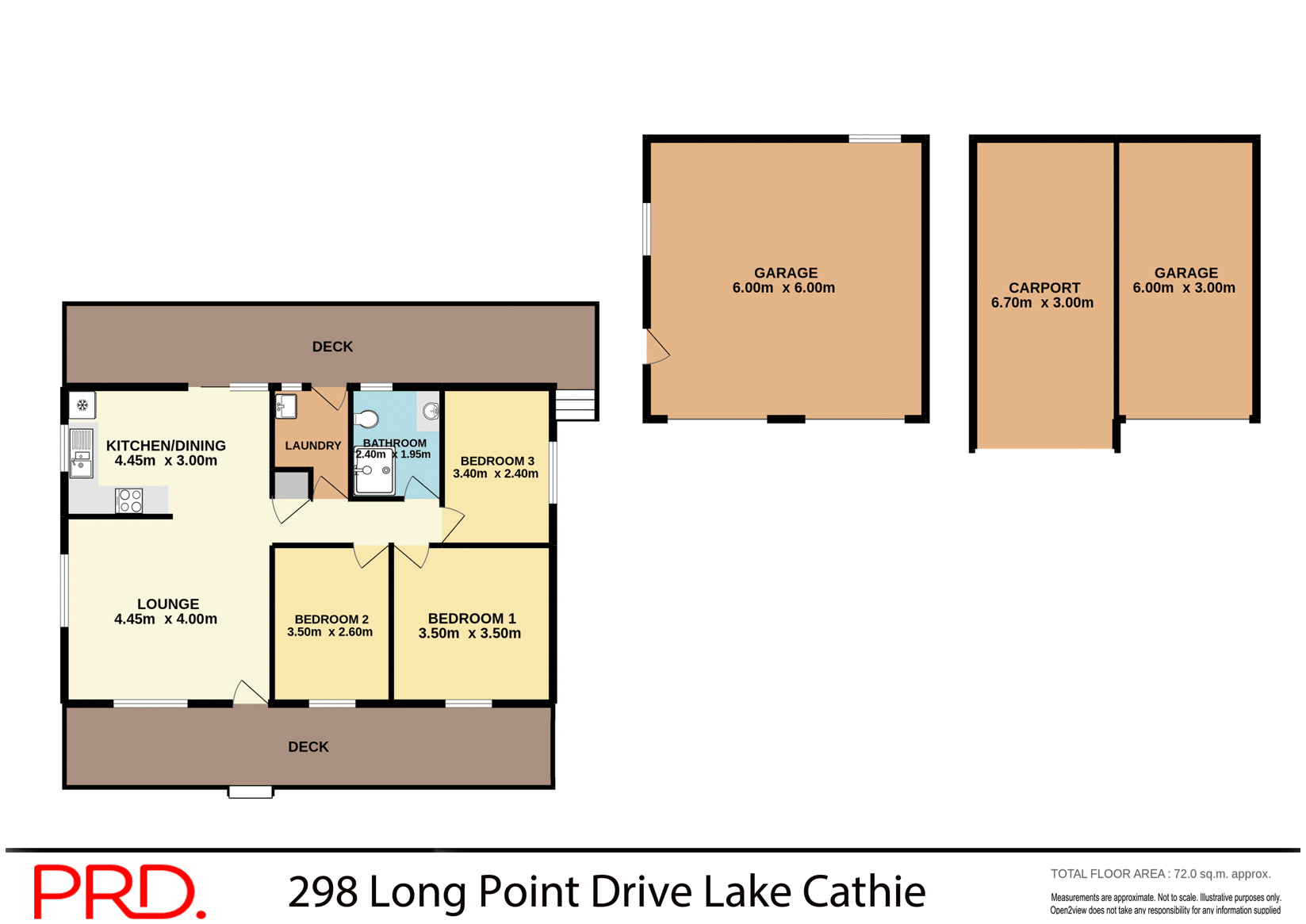 298 Long Point Drive, Lake Cathie Sold by Farmbuy.com - floorplan 1