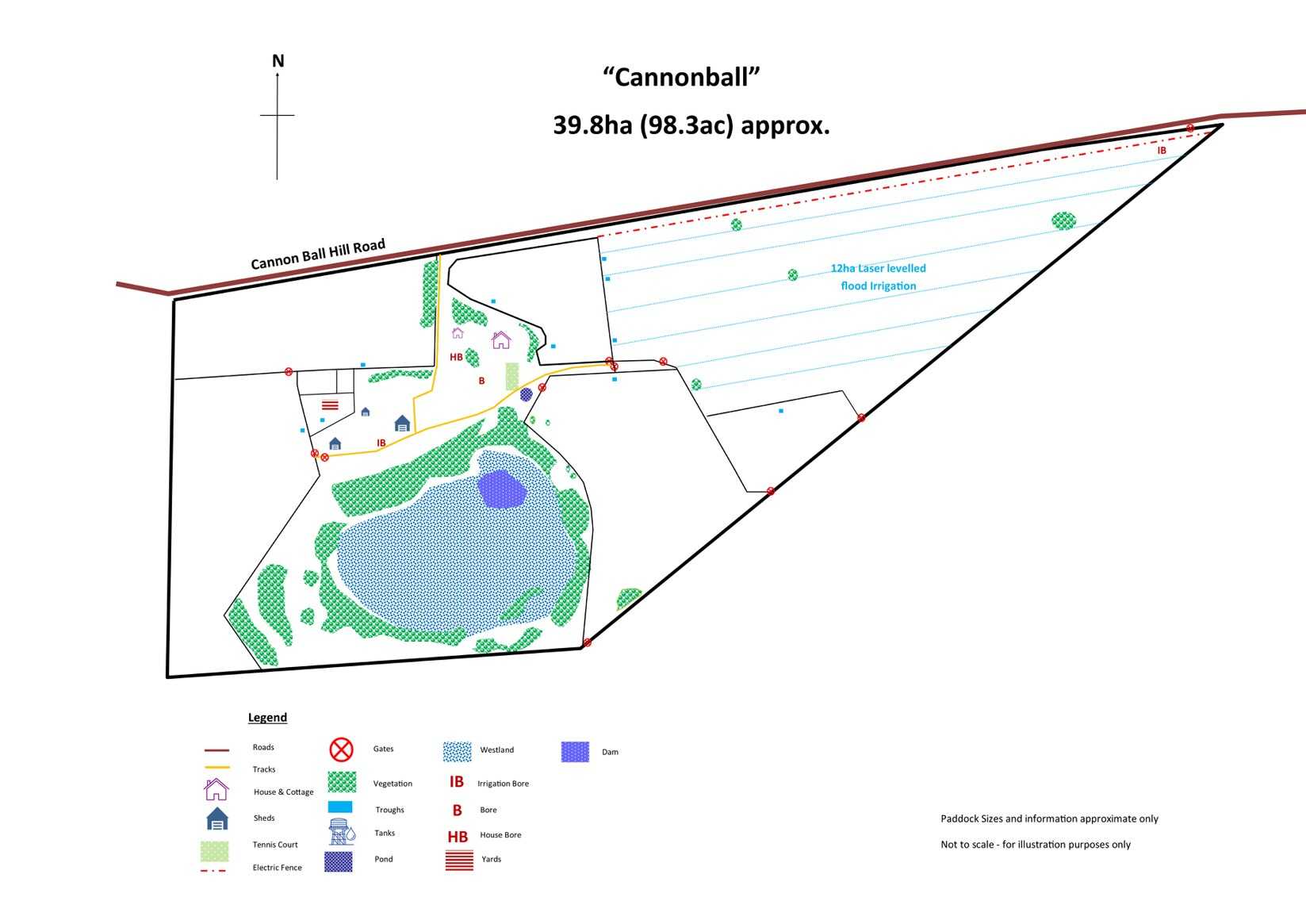 113 Cannon Ball Hill Road, "Cannonball" Mundulla Sold by Farmbuy.com - floorplan 1