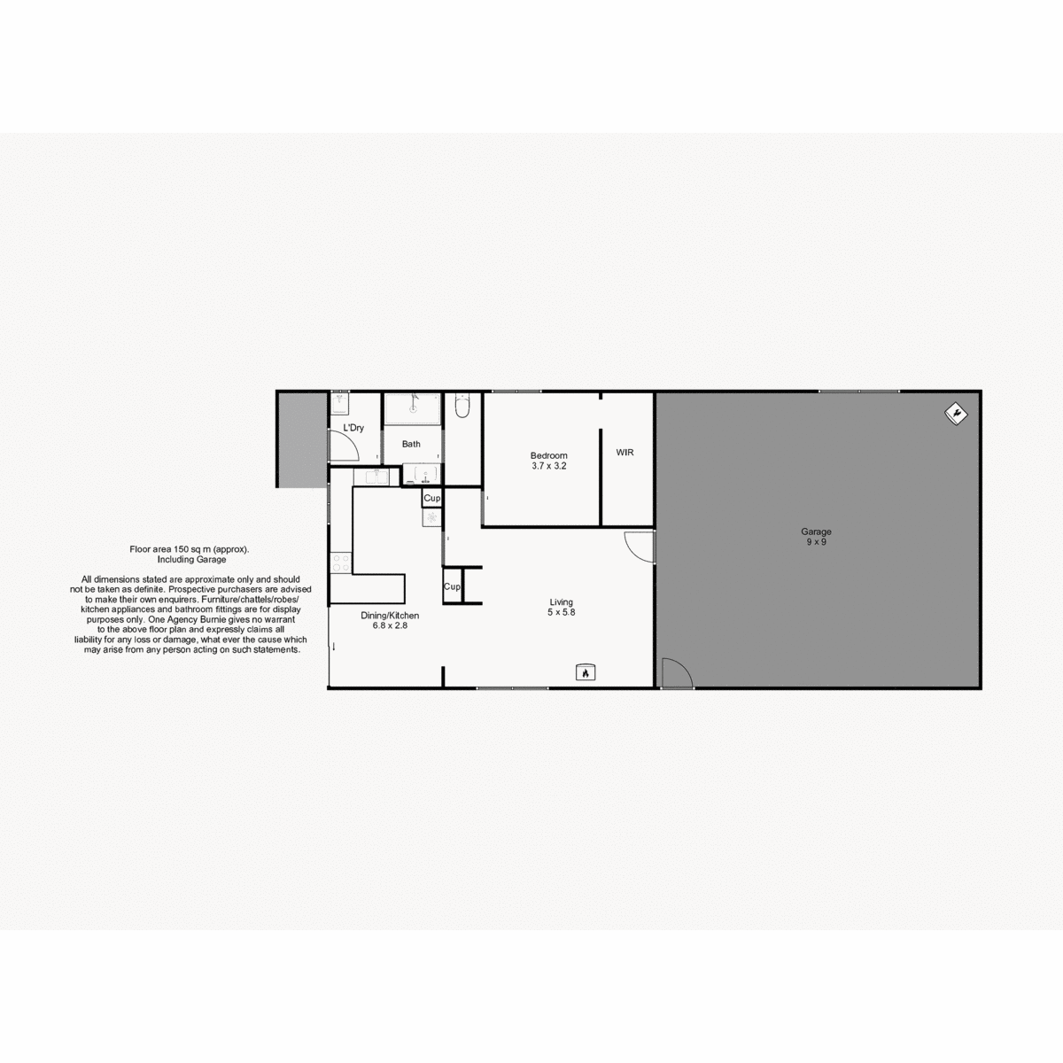 38 Crawford Road, Penguin For Sale by Farmbuy.com - floorplan 1