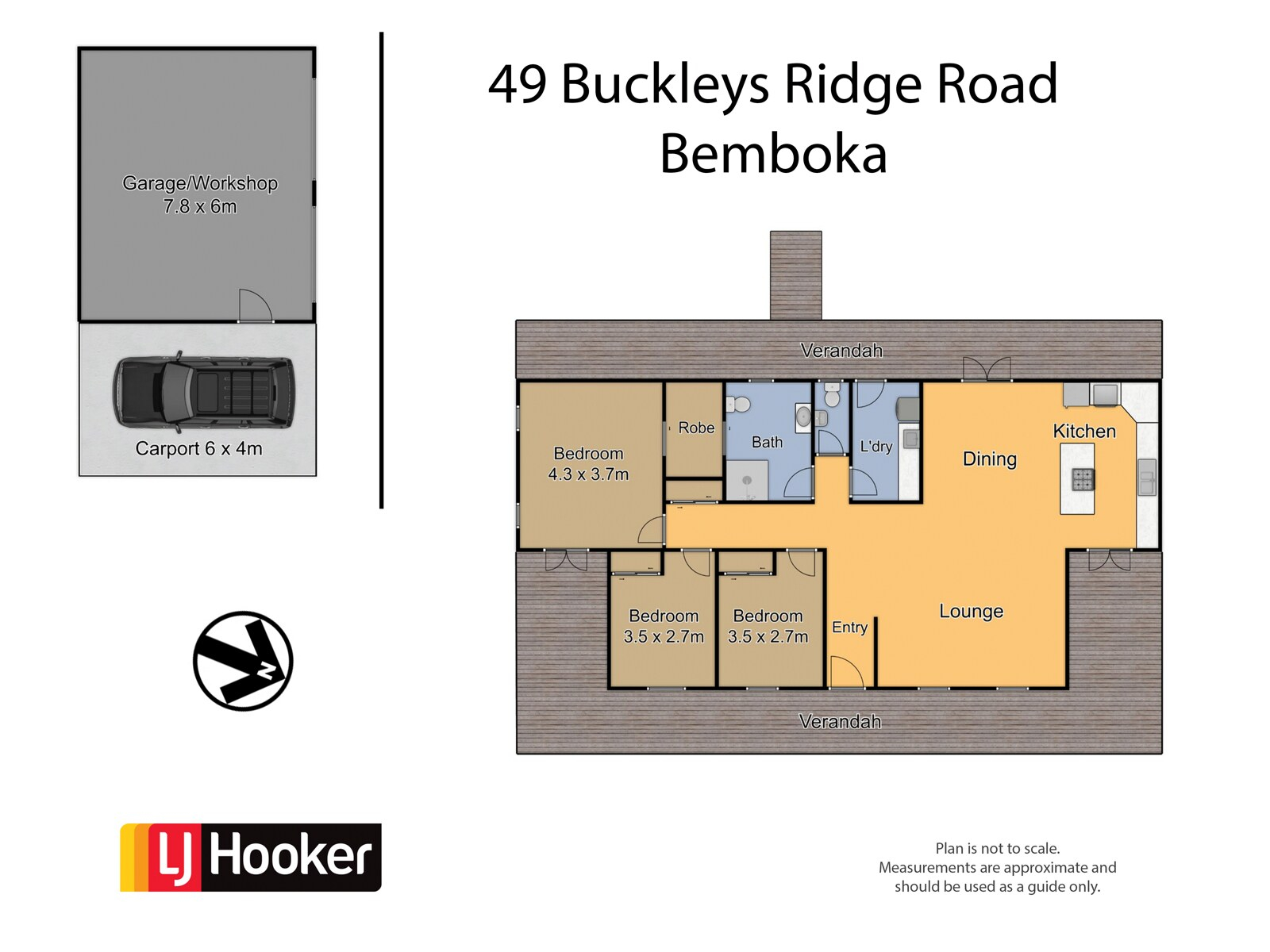 49 Buckleys Ridge Road, Bemboka Sold by Farmbuy.com - floorplan 1