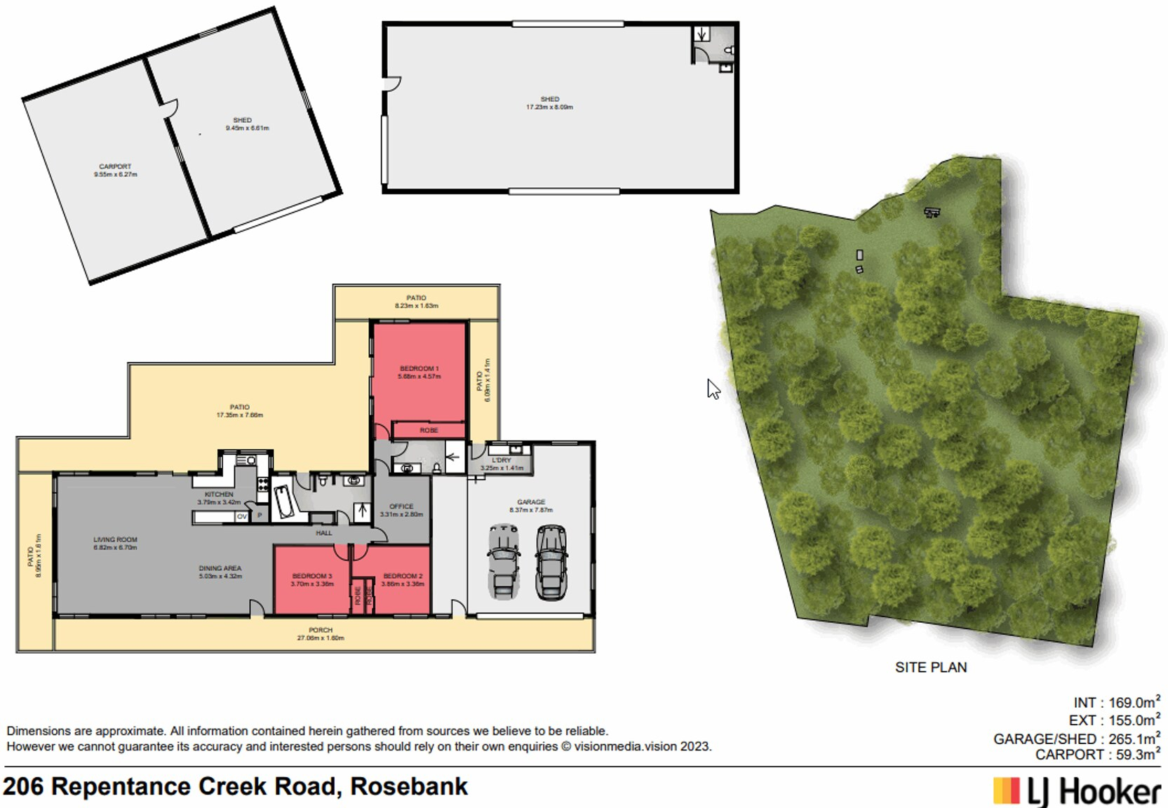 206 Repentance Creek Road, Rosebank For Sale by Farmbuy.com - floorplan 1