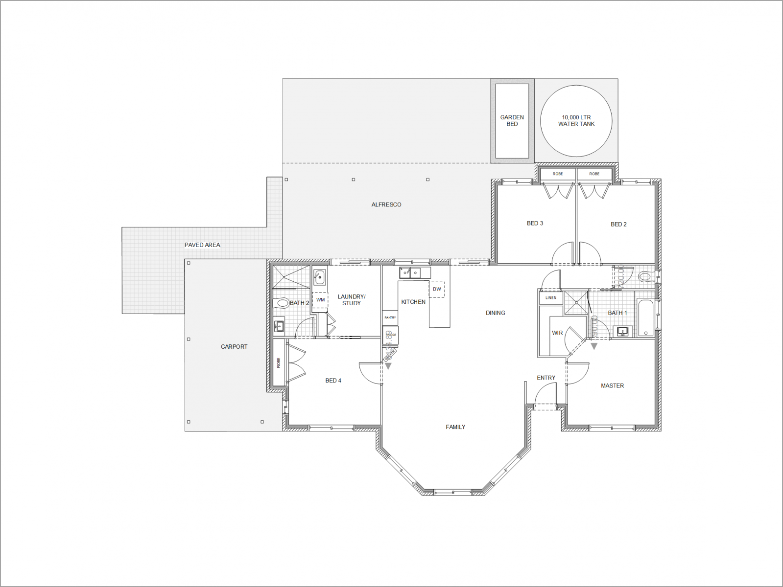 11 Rainforest Drive, Mitchells Island Sold by Farmbuy.com - floorplan 1