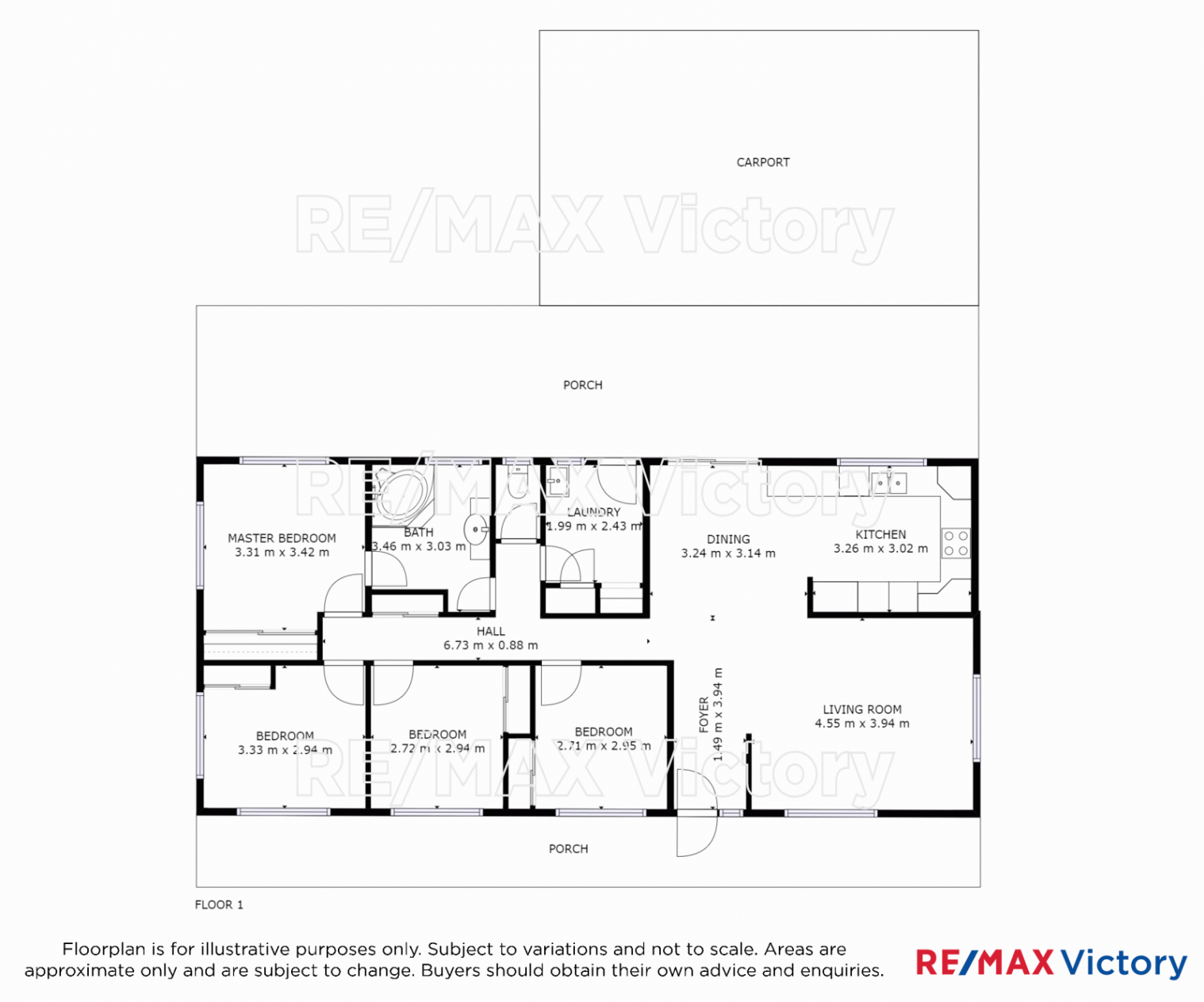 58 Namatjira Court, Caboolture Sold by Farmbuy.com - floorplan 1