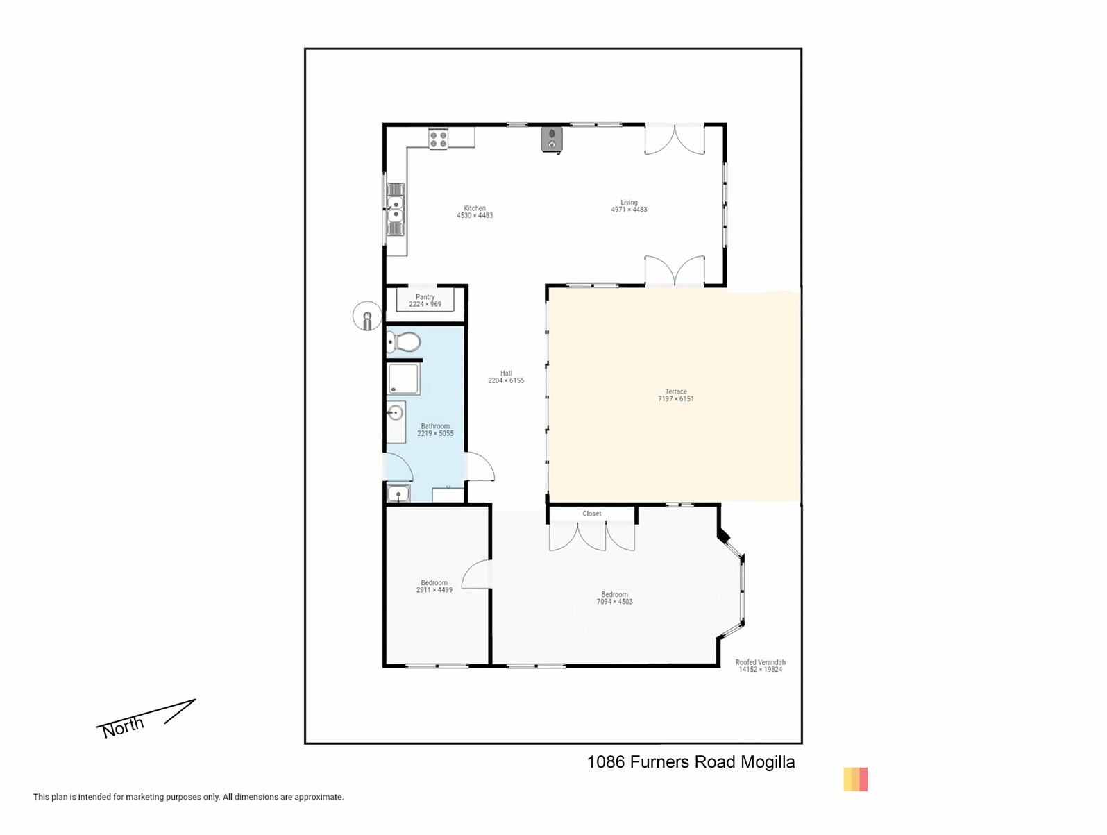 1086 Furners Road, Bemboka For Sale by Farmbuy.com - floorplan 1