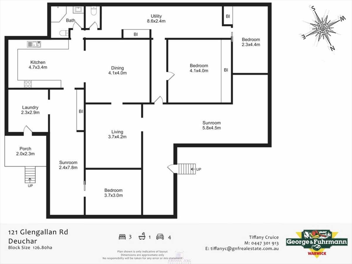 121 Glengallan Road, Deuchar For Sale by Farmbuy.com - floorplan 1