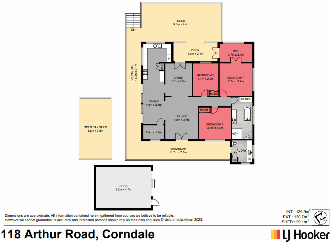 118 Arthur Road, Corndale Sold by Farmbuy.com - floorplan 1