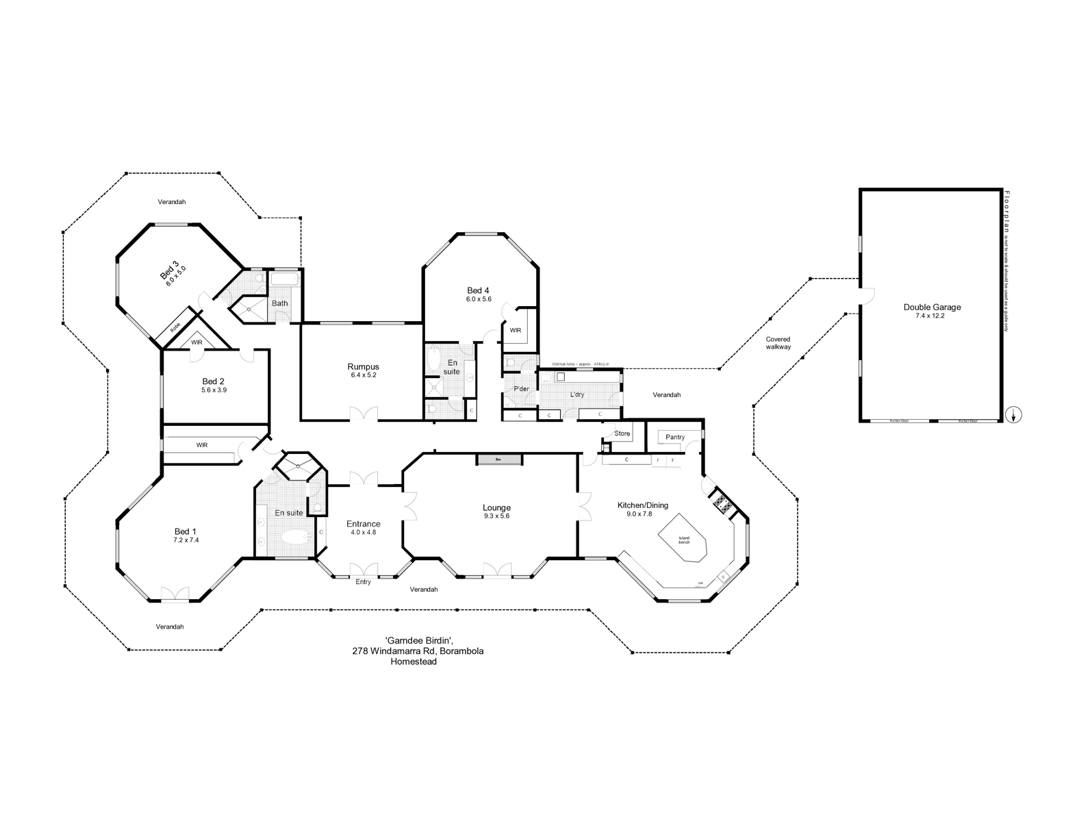 278 Windamarra Rd, Borambola Via, Wagga Wagga For Sale by Farmbuy.com - floorplan 1