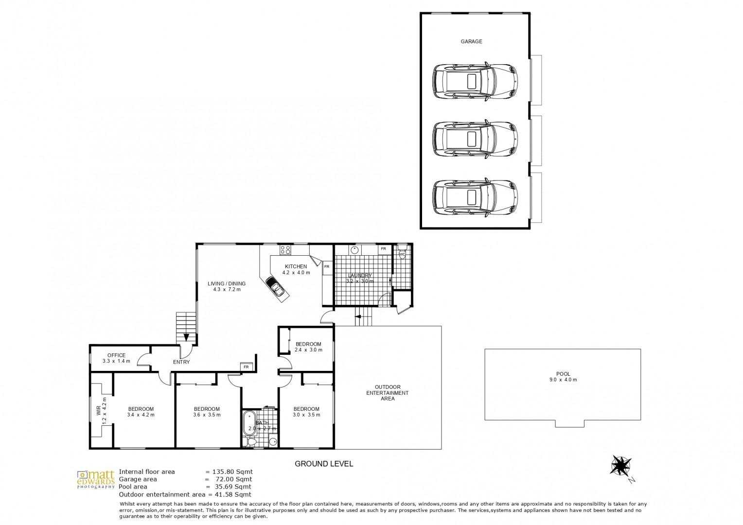 639 Heckendorf Rd, Millmerran Sold by Farmbuy.com - floorplan 1