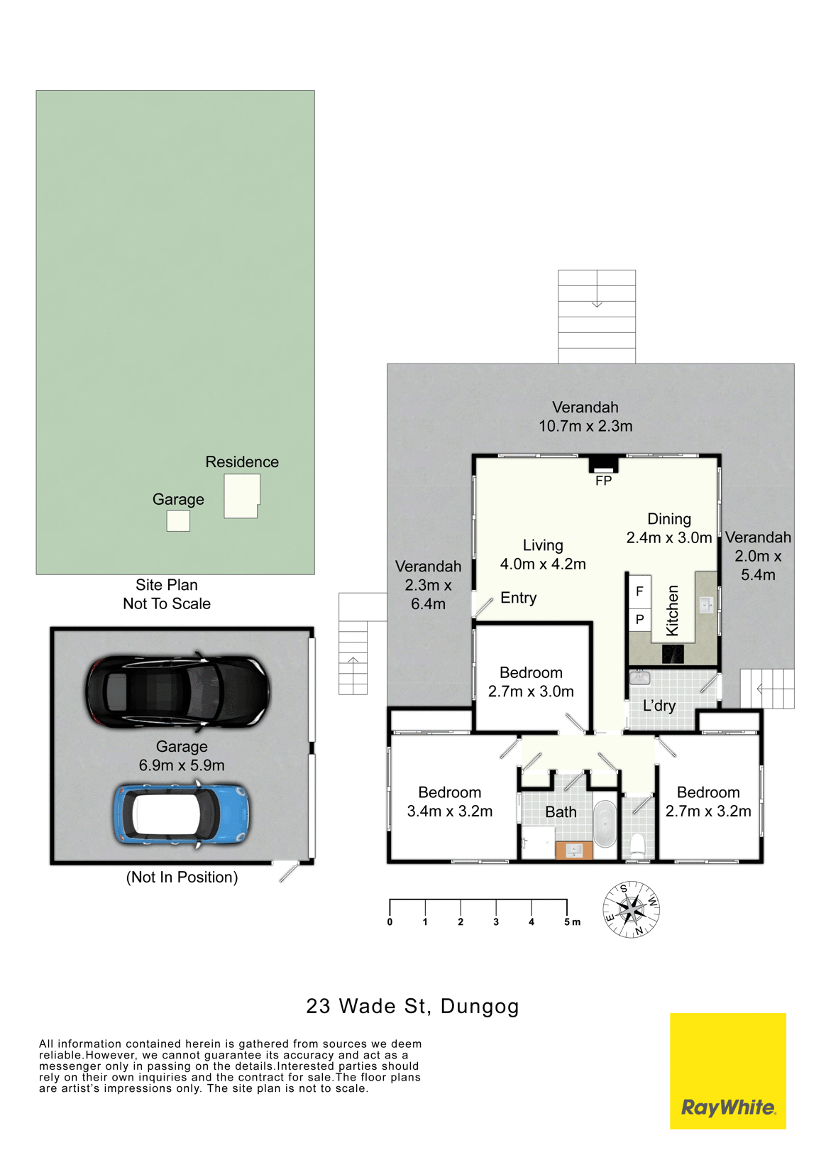 23 Wade Street, Dungog Sold by Farmbuy.com - floorplan 1