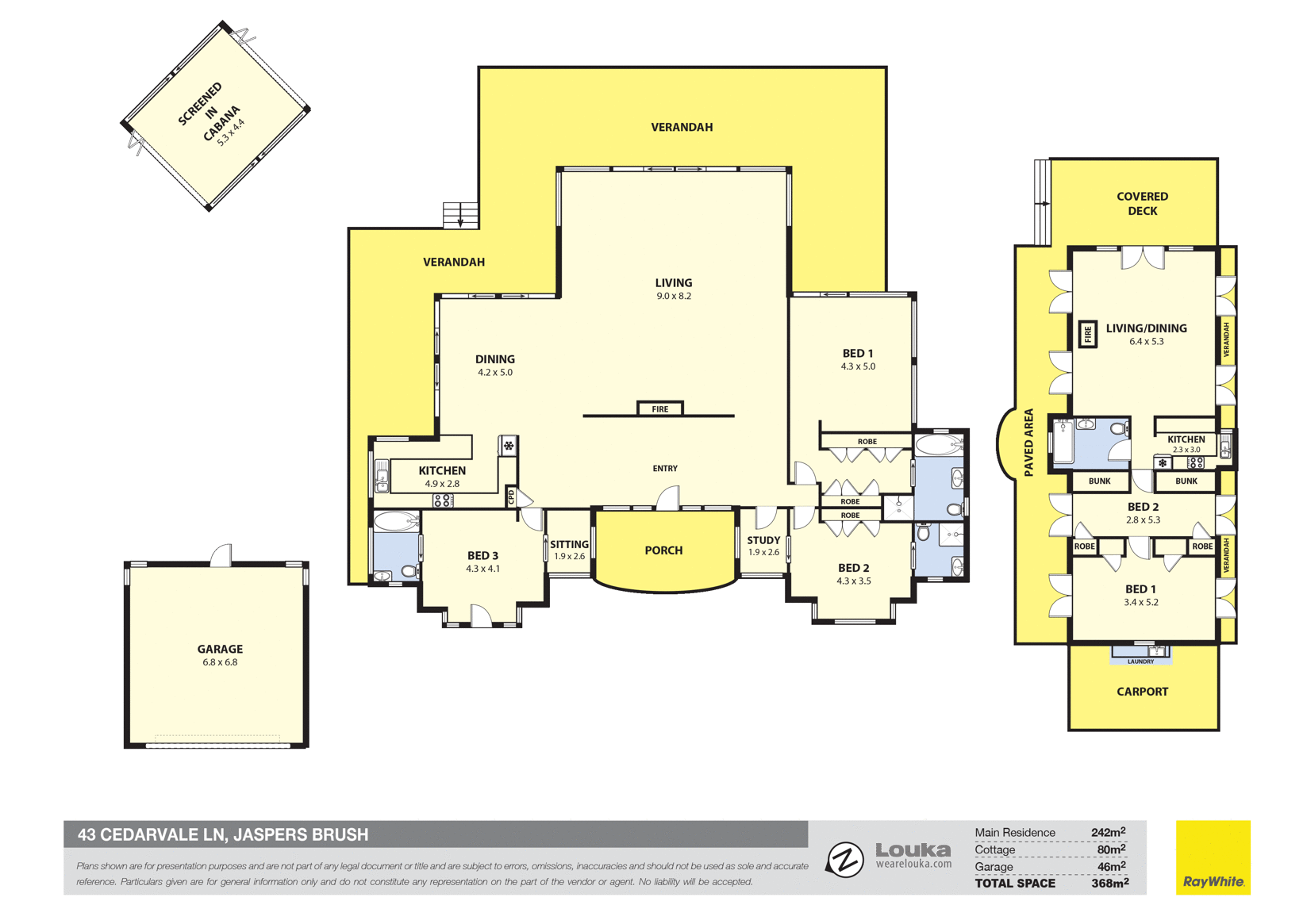 43 Cedarvale Lane, Berry Sold by Farmbuy.com - floorplan 1