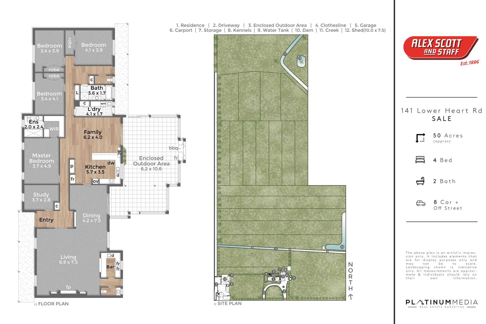 141 Lower Heart Road, Sale Expressions of Interest by Farmbuy.com - floorplan 1