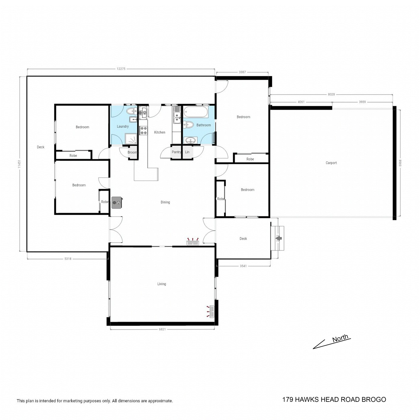 179 Hawks Head Road, Brogo For Sale by Farmbuy.com - floorplan 1