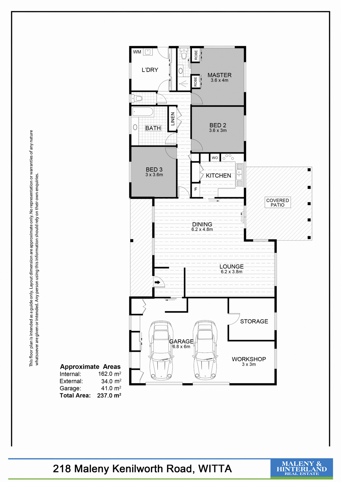 218 Maleny-Kenilworth Road, Witta Sold by Farmbuy.com - floorplan 1